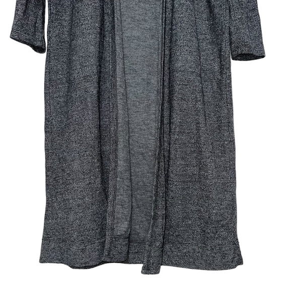 FP Beach by Free People Bicostal Duster Cardigan Long Line Charcoal Grey Small - Picture 10 of 14